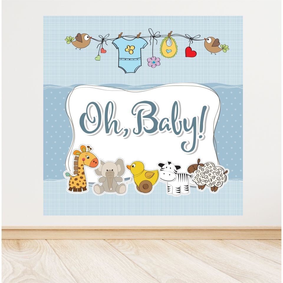 Baby Shower Temalı Afiş