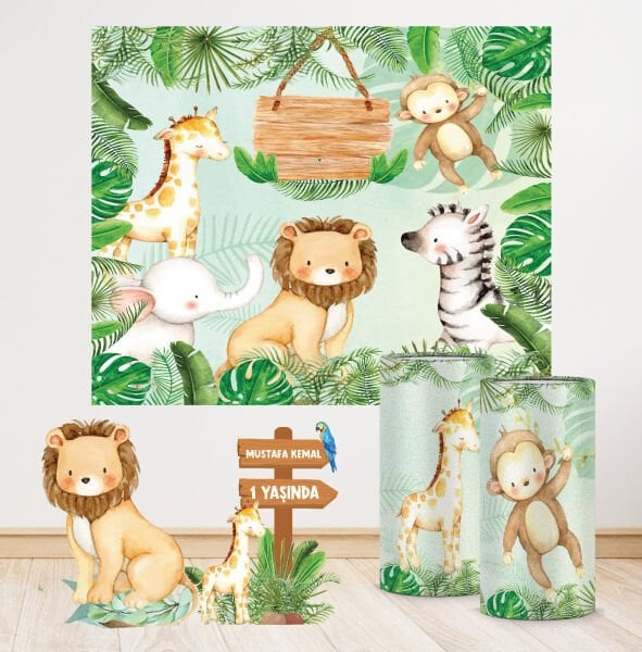 Safari Temalı Mini 2 Paket