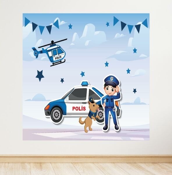 Polis Doğum Günü Afişi