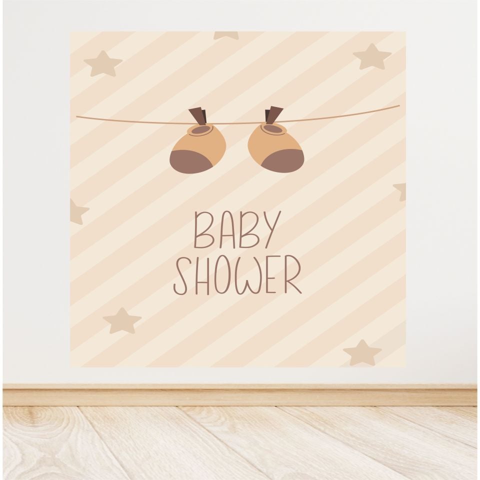 Baby Shower Temalı Afiş