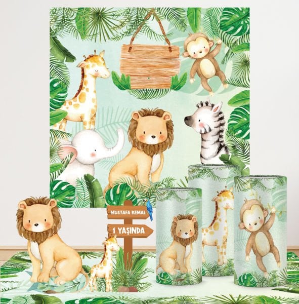 Safari Teması Mega 3 Paket