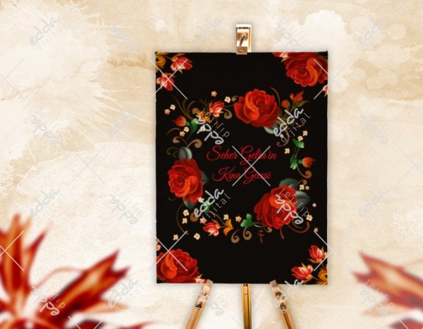 Kınanıza Renk Katacak Karşılama Panosu