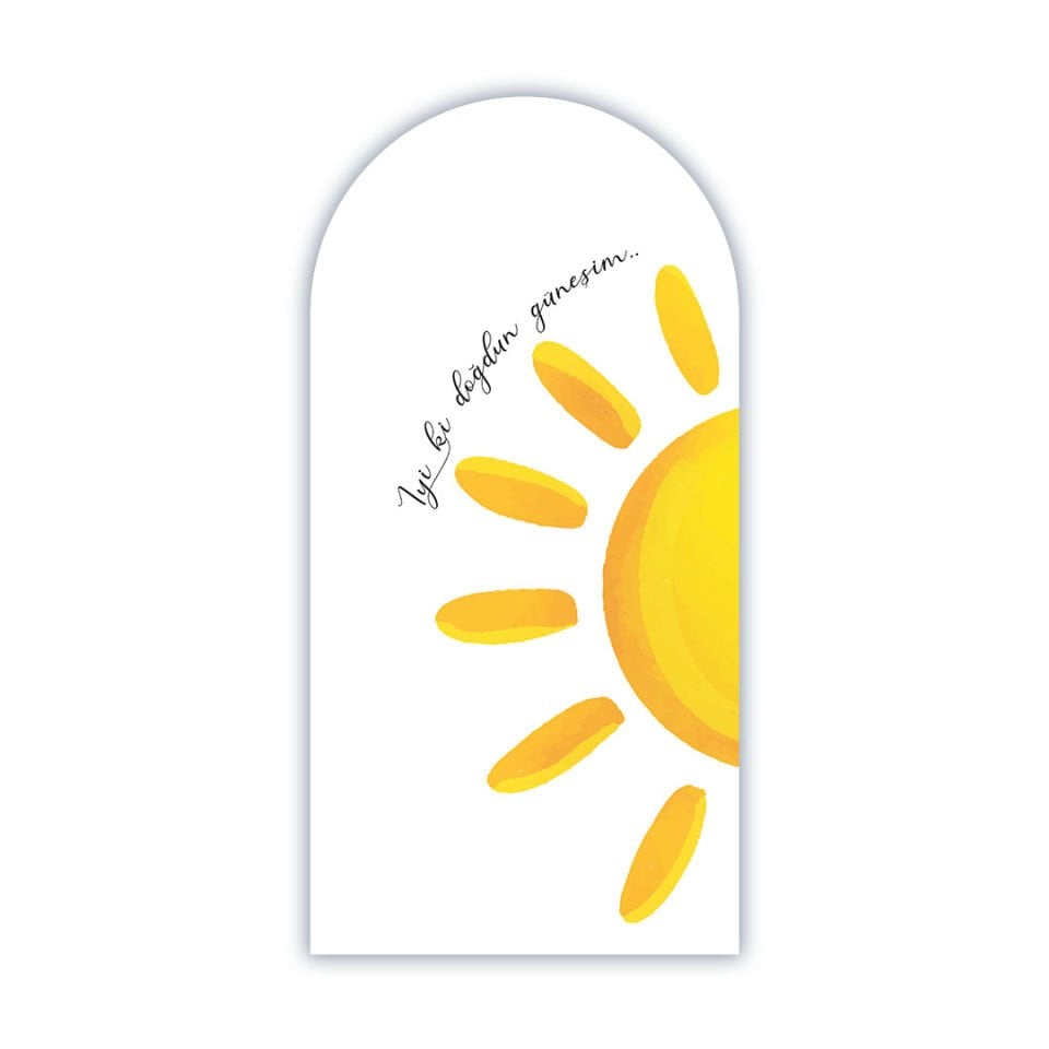 Edda Jumbo Tekli Pano - Güneş