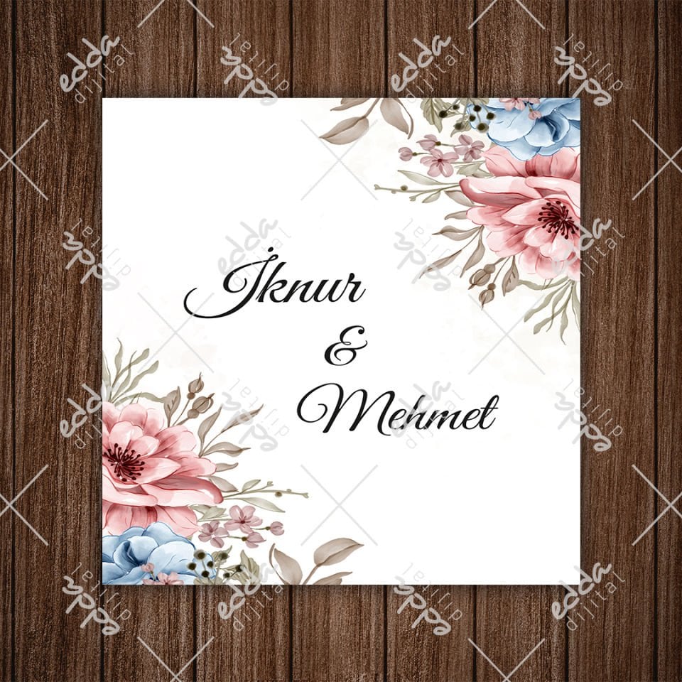 Çiçek Desenli Dans Pisti Kaplaması