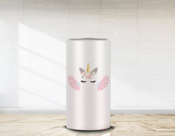 Unicorn Temalı Strafor Kaplaması çap 24 cm x h 70 cm