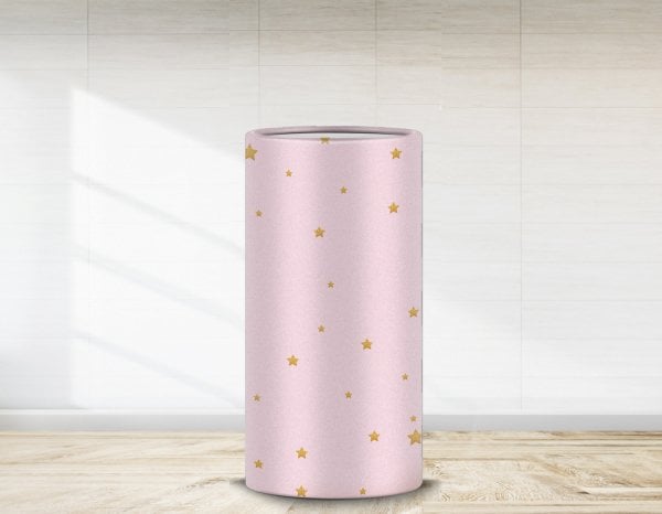 Unicorn Temalı Pembe Renkli ve Yıldızlı  Strafor Kaplaması