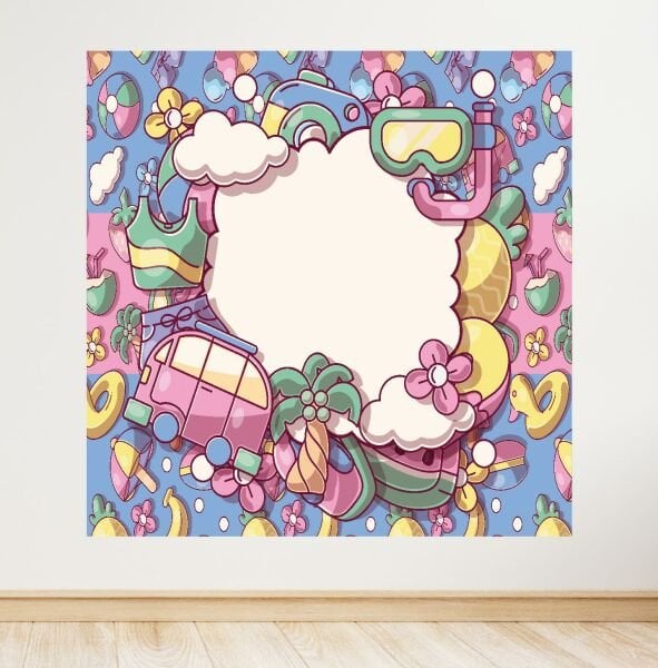 Yaz Doğum Günü Afişi